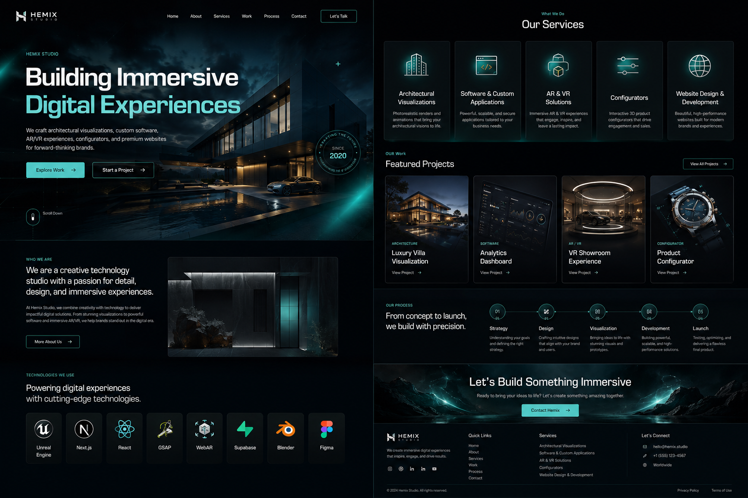 Website Design & Development service visual